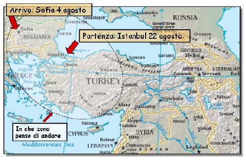 arrivo a Sofia e riparto da Istanbul